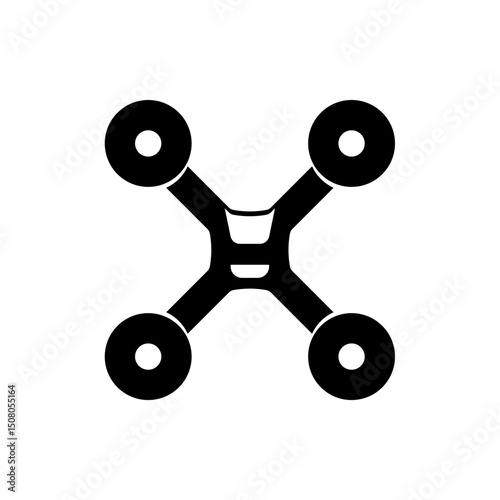 drone icon, modern vector isolated on white background.