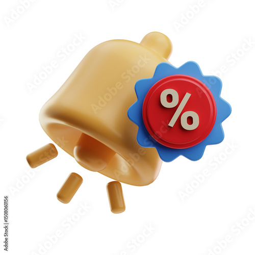 Piggy Bank with Discount Badge