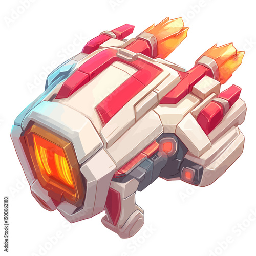 Vector illustration of a accelerator 