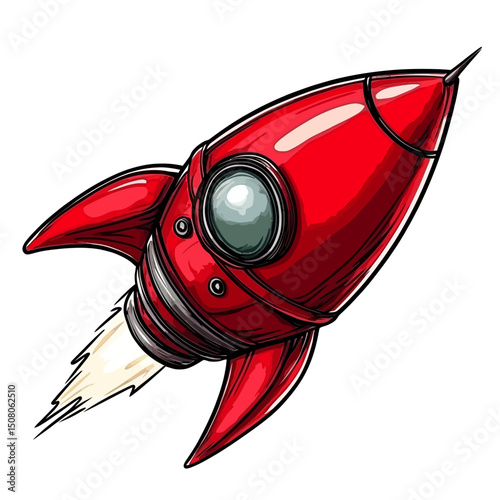 Vector illustration of accelerator 