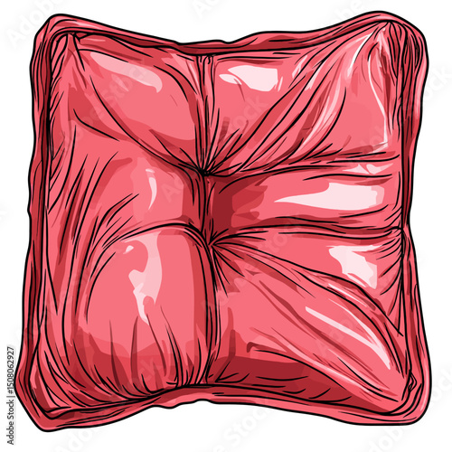 Air bag isolated on white background 