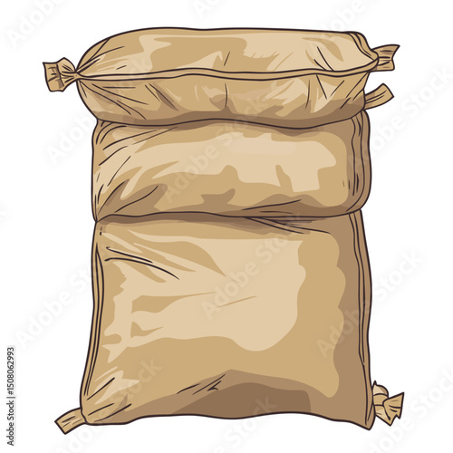 Vector illustration of a air bag