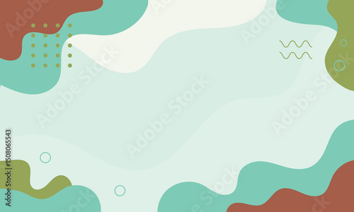 Abstract Background with Soft Curves: A visually pleasing abstract design composed of gentle, flowing shapes and a refreshing color palette creates a sense of calm and modern elegance.