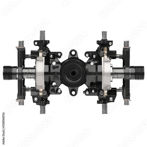 Axle isolated on white background 