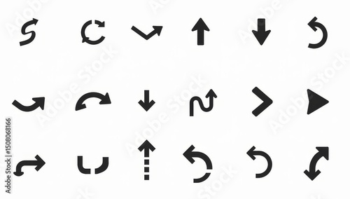 矢印イラストのセット