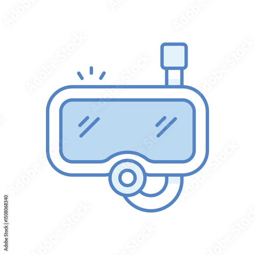 Snorkel vector icon