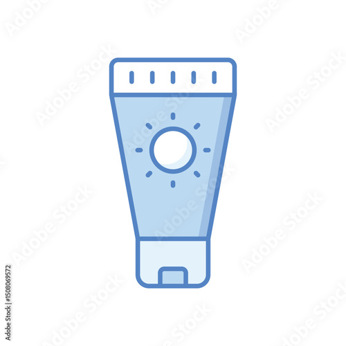 Sunblock vector icon