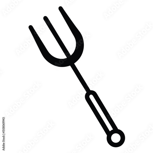 A set of isolated kitchen utensils with metal and plastic handles on a white background