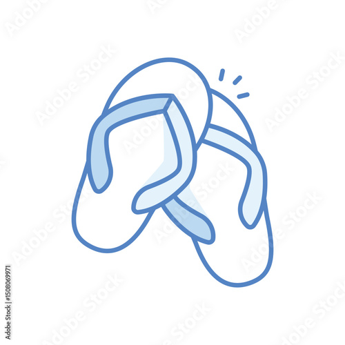 Flip Flops vector icon