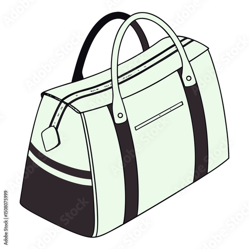 Beautiful elegance and luxury fashion handbag