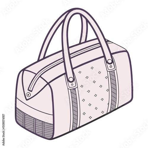 Beautiful elegance and luxury fashion handbag