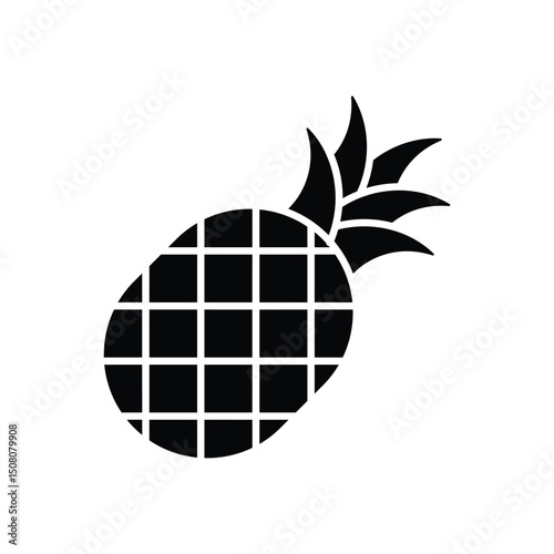 Pineapple vector icon