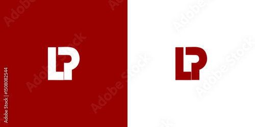 Creative LP Letter Logo with Abstract, Illustration, Design Inspiration, Vector, Icon