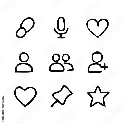 A clean and modern media icon representing video, audio, play button, camera, and multimedia content. Perfect for use in mobile apps, websites, social media platforms, video players, and digital enter