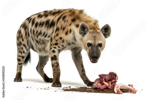 Hyena with Meat
