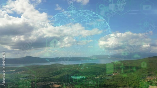Environmental technology concept. Sustainable development goals. SDGs. High quality 4k footage