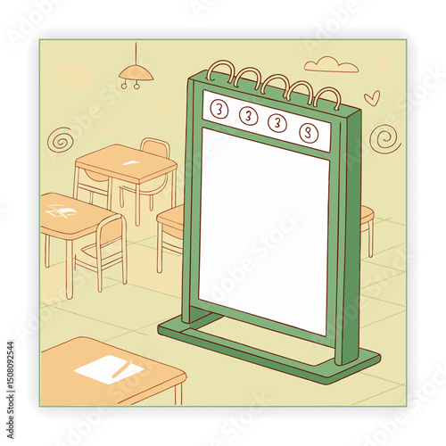 School and Education Doodle Set 