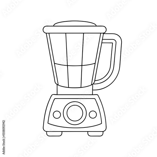 Coloring page. Vector illustration.