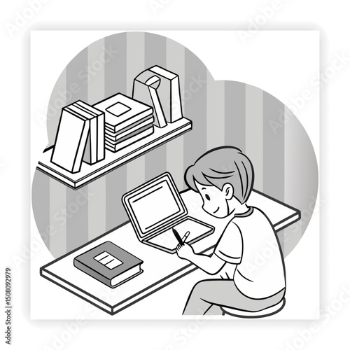 School and Education Doodle Set 