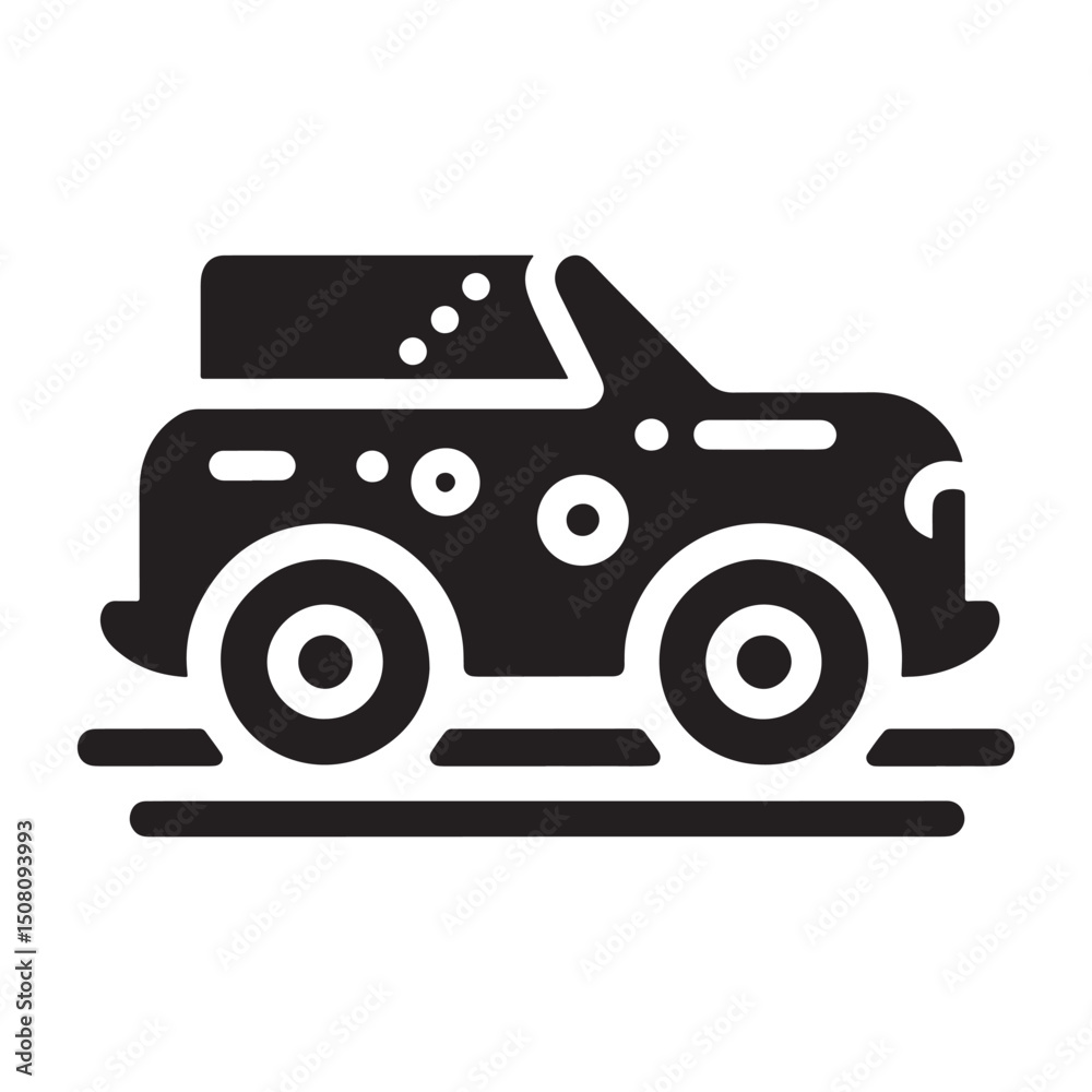 Simple Black And White Car Vehicle Silhouette Vector Simple Black And White Car Vehicle Silhouette Vector