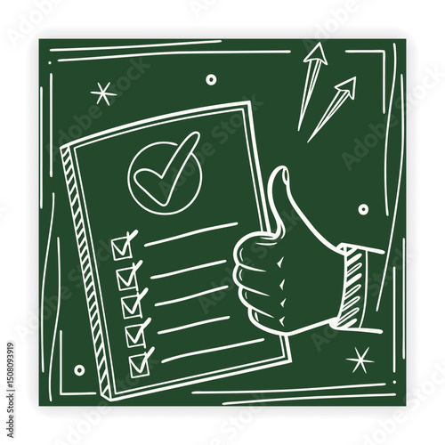 School and Education Doodle Set 