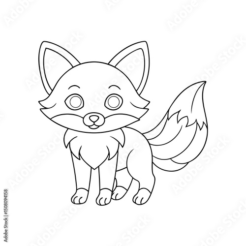 Coloring page. Vector illustration.
