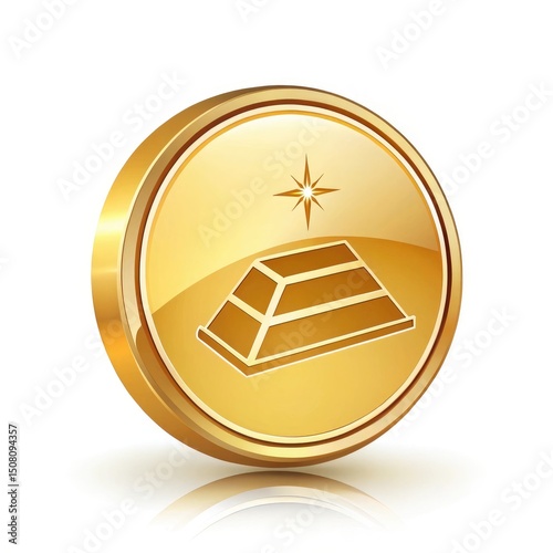 golden e mail symbol