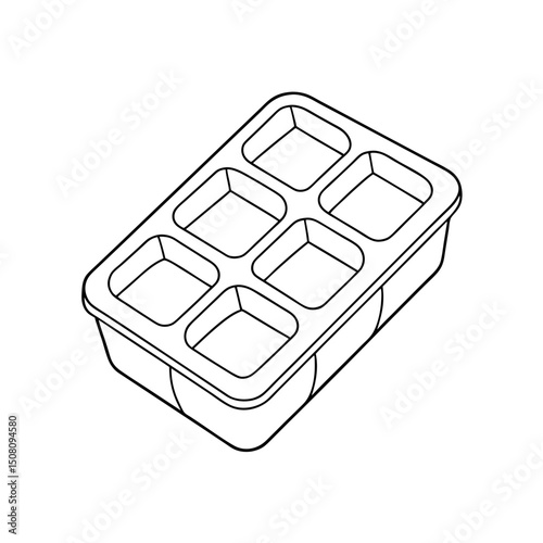 Coloring page. Vector illustration.