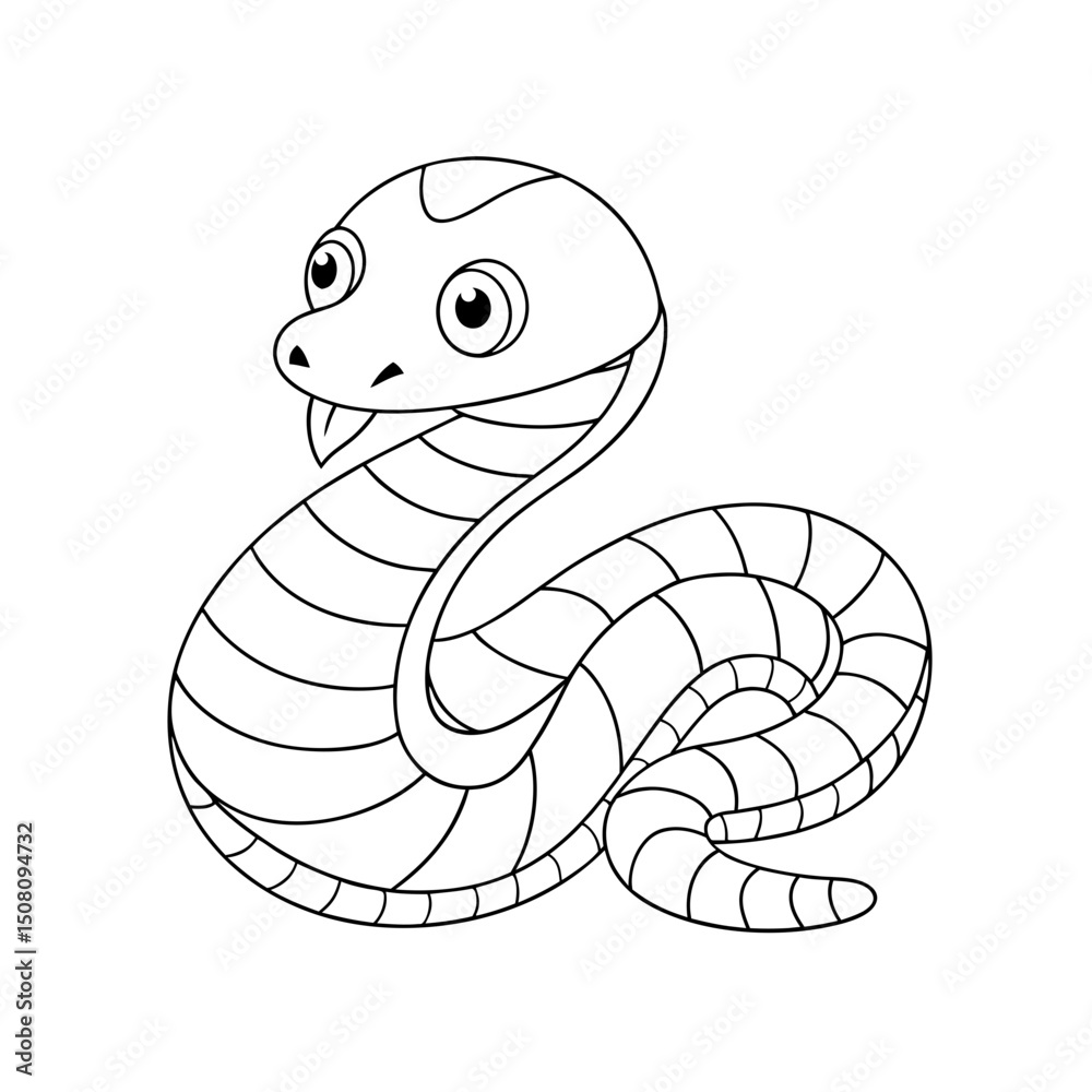 Fototapeta premium Coloring page. Vector illustration.