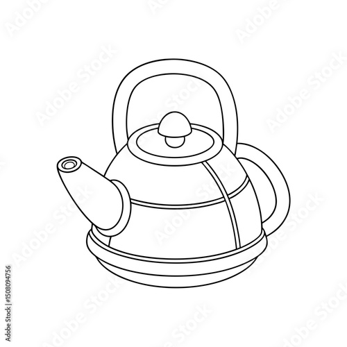 Coloring page. Vector illustration.