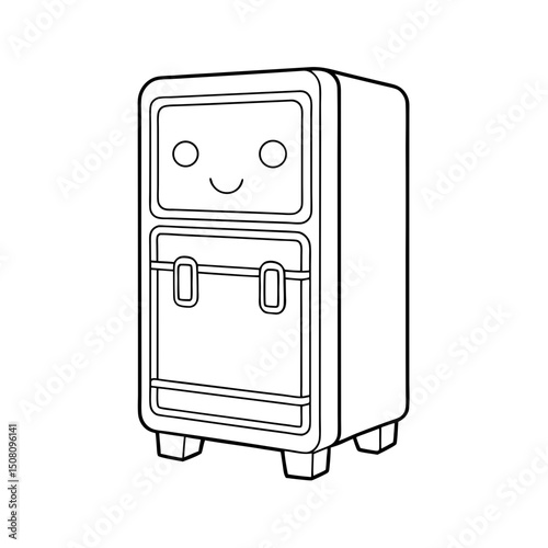 Coloring page. Vector illustration.