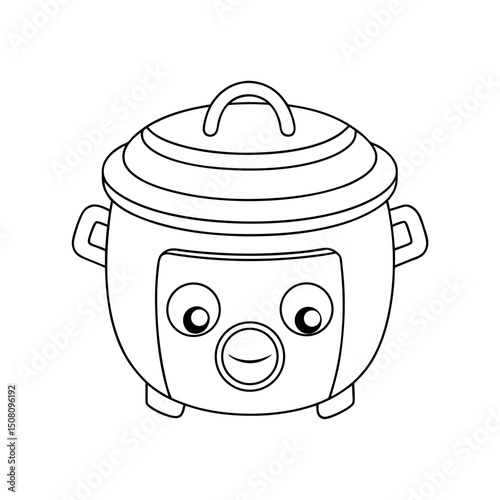 Coloring page. Vector illustration.