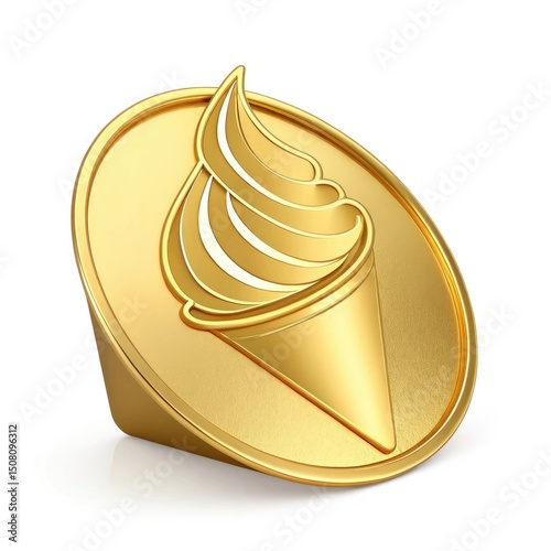 golden e mail symbol