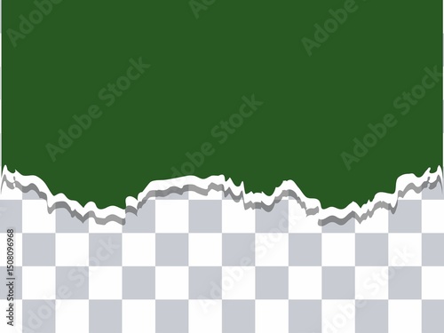 Paper cut with transparent background 