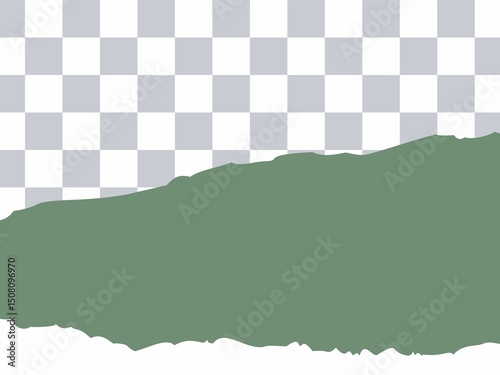 Paper cut with transparent background 