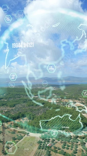 Environmental technology concept. Sustainable development goals. SDGs. High quality 4k footage