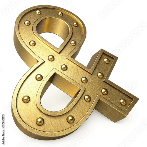 golden e mail symbol