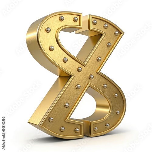 golden e mail symbol