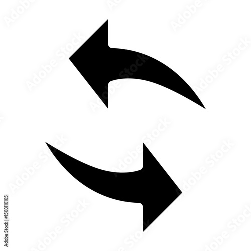 Swap Vector Glyph Icon Design