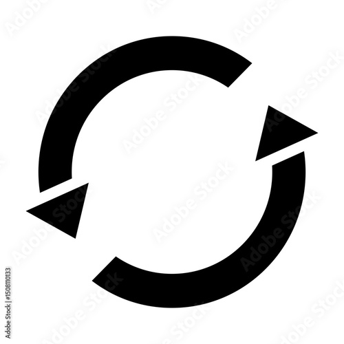 Sync Vector Glyph Icon Design
