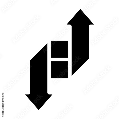 Change Vector Glyph Icon Design