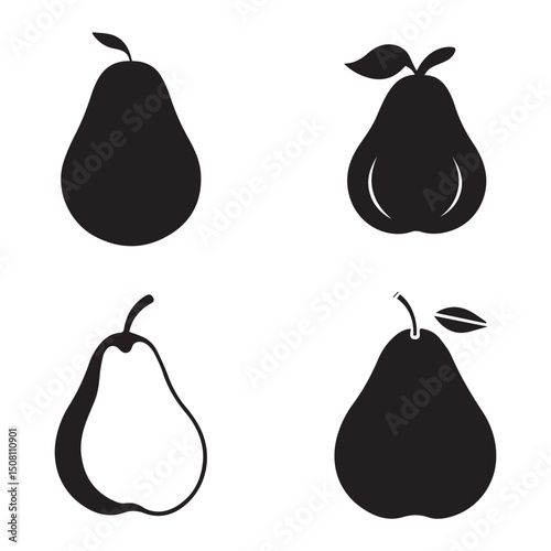pear silhouette set