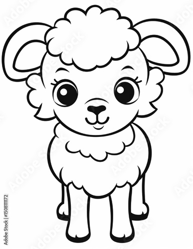 lamb cartoon illustration