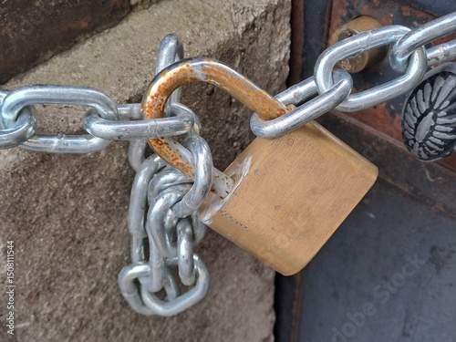 padlock and chain