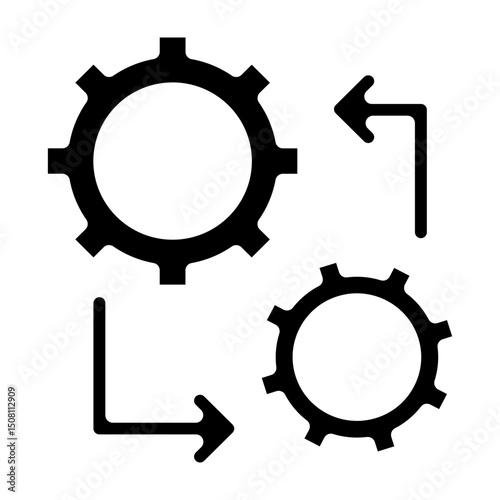 Evolve Vector Glyph Icon Design