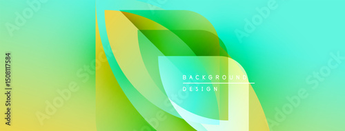 Abstract fluid shapes blend, creating vibrant gradient background. Modern design features overlapping layers, soft colors.