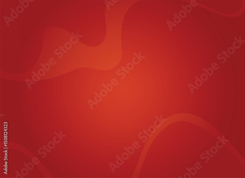 Abstract red background  with smooth shapes , the red background uses for advertising, book page, paintings, printing, mobile backgrounds, book, covers, screen savers, web page,