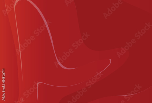 Abstract red background  with smooth shapes , the red background uses for advertising, book page, paintings, printing, mobile backgrounds, book, covers, screen savers, web page,