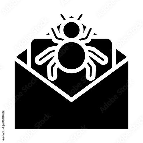 Spam Vector Glyph Icon Design