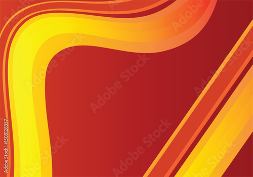 Abstract red background  with smooth shapes , the red background uses for advertising, book page, paintings, printing, mobile backgrounds, book, covers, screen savers, web page,
